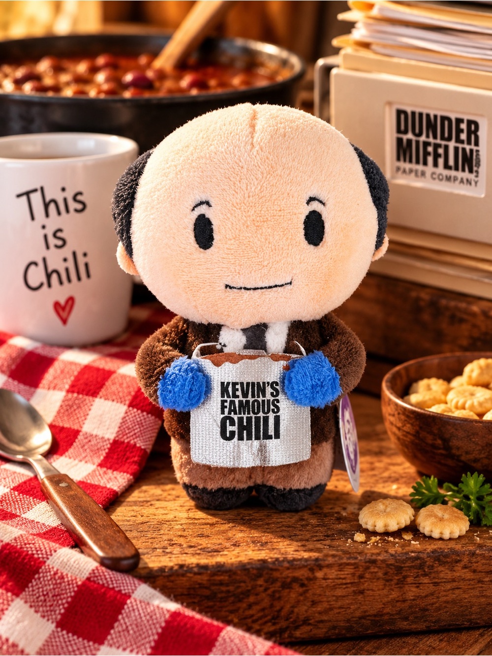 Hallmark Itty Bittys The Office Kevin Malone Plush with Sound NWT